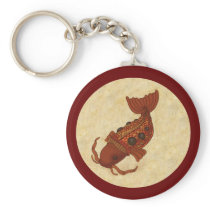 Steampunk Koi Key Chains