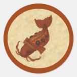 Steampunk Koi Stickers