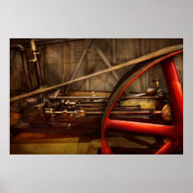 Steampunk - Machine - The wheel works Poster
