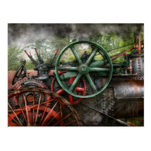 Steampunk - Machine - Transportation of the future Postcards