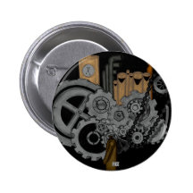 Steampunk Machinery Pins