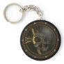 Steampunk Mechanical Heart Keychain