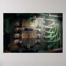Steampunk - Naval - Lighting control panel Poster