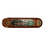 Steampunk - Naval - Lighting control panel Custom Skate Board