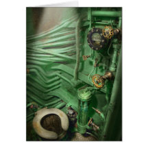 Steampunk - Naval - Plumbing - The head Greeting Cards