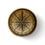 Steampunk Nostalgic Old Brass Compass Pins