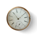 Steampunk Nostalgic Tempus Fugit Fob Watch Pinback Buttons