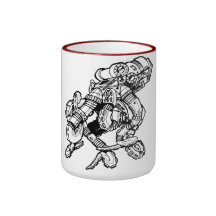 Steampunk Octopus Mugs