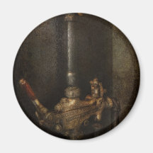 Steampunk - Plumbing - Number 4 - Universal Refrigerator Magnets