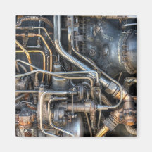 Steampunk Plumbing Pipes Fridge Magnets