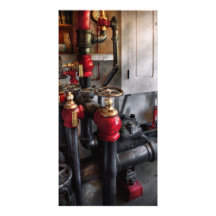 Steampunk - Plumbing - Turn the valve Photo Greeting Card