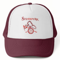 Steampunk Pocketwatch Trucker Hats