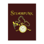 Steampunk Pocketwatch postcards