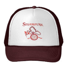 Steampunk Pocketwatch Trucker Hats