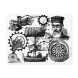steampunk post card