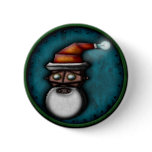 Steampunk Robo-Santa, button