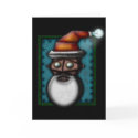 Steampunk Robo-Santa, greeting card
