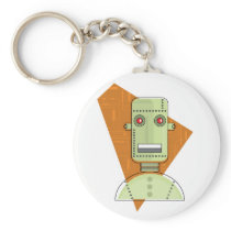 Steampunk Robot Keychains