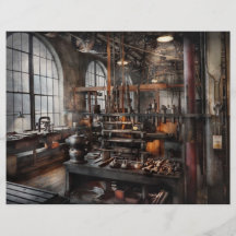Steampunk - Room - Steampunk Studio Full Color Flyer