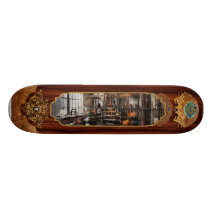 Steampunk - Room - Steampunk Studio Custom Skateboard