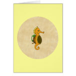 Steampunk Seahorse cards