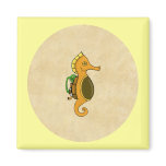 Steampunk Seahorse Magnet