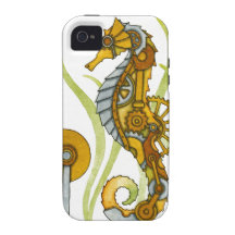 Steampunk Seahorse Vibe iPhone 4 Cover