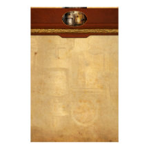 Steampunk - Silent into the night Custom Stationery