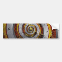 Steampunk - Spiral - Infinite time Bumper Stickers