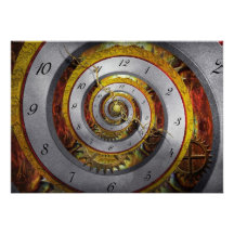 Steampunk - Spiral - Infinite time Invitation