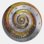 Steampunk - Spiral - Infinite time Stickers