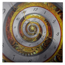 Steampunk - Spiral - Infinite time Tile
