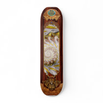 Steampunk - Spiral - Time Iris Custom Skateboard