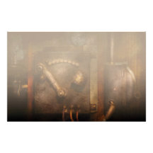 Steampunk - The Control Room Customized Stationery