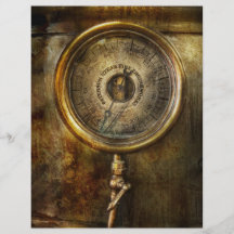 Steampunk - The pressure gauge Custom Flyer
