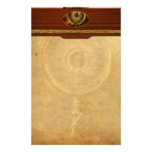 Steampunk - The pressure gauge Custom Stationery