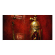 Steampunk - The Torch Customized Photo Card