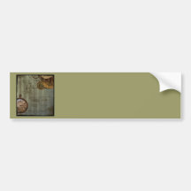 Steampunk Time Machine Bumper Sticker