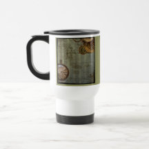Steampunk Time Machine Coffee Mugs