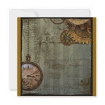 Steampunk Time Machine invitations