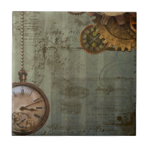 Steampunk Time Machine Tile