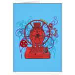 Steampunk Victorian Brass Machine Art cards