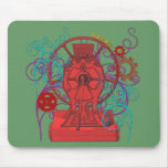 Steampunk Victorian Brass Machine Art mousepads