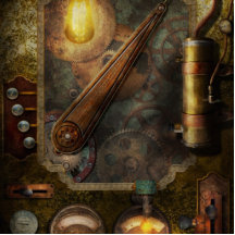 Steampunk - Victorian fuse box Acrylic Cut Outs