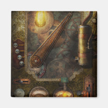 Steampunk - Victorian fuse box Magnets