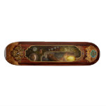 Steampunk - Victorian fuse box Skate Board Deck