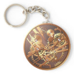 steampunk watch gears keychain