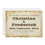 Steampunk Wedding, save the date announcement invitations