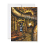 SteamPunk - Where the pipes go invitations