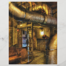 SteamPunk - Where the pipes go Personalised Flyer